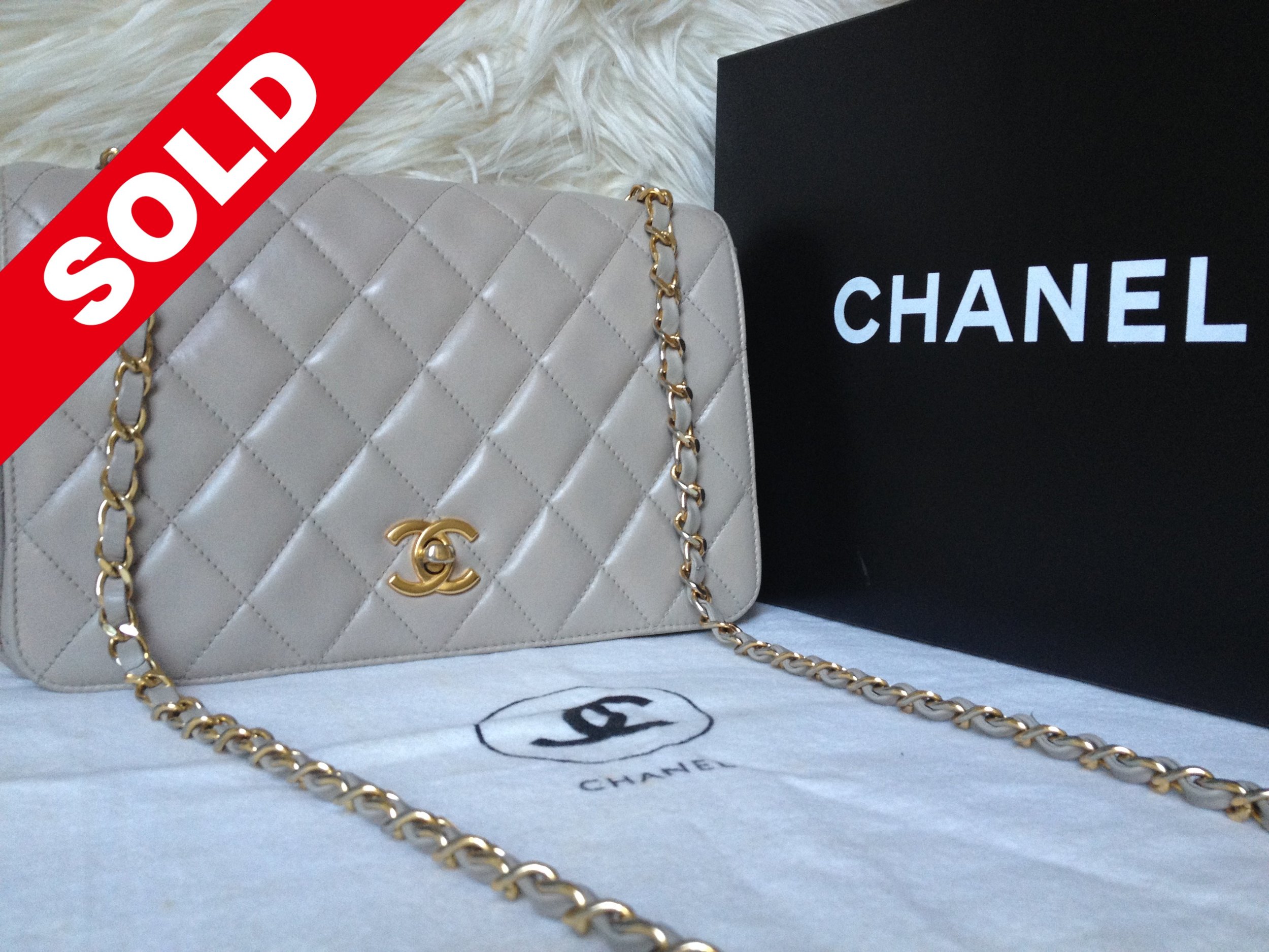 Sold Lambskin 118 - Chanel Bag 77