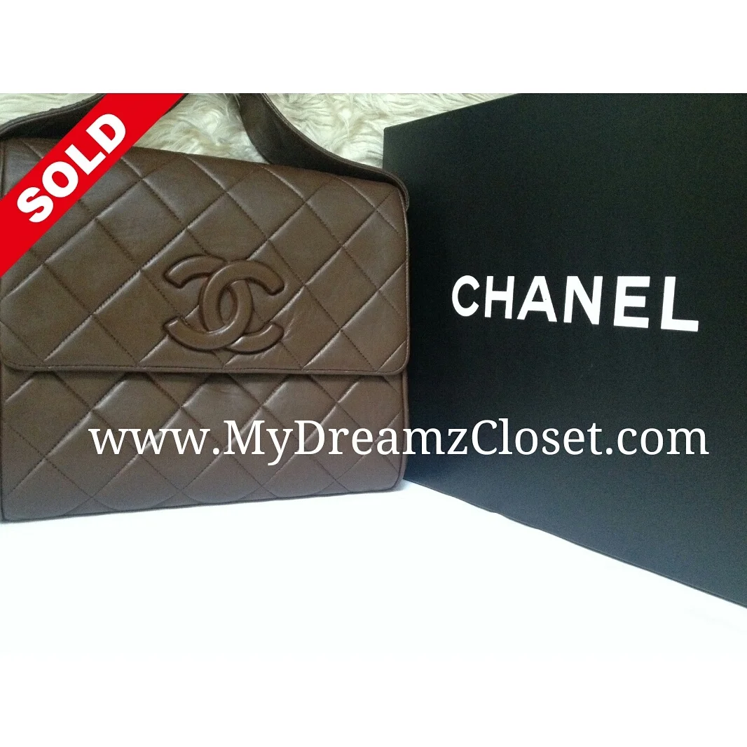 Chanel Brown Lambskin Tote