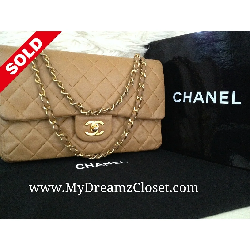 Chanel Brown Lambskin Flap
