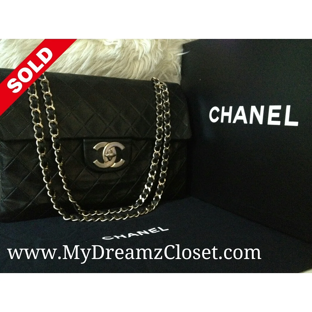 Chanel Black Lambskin Flap