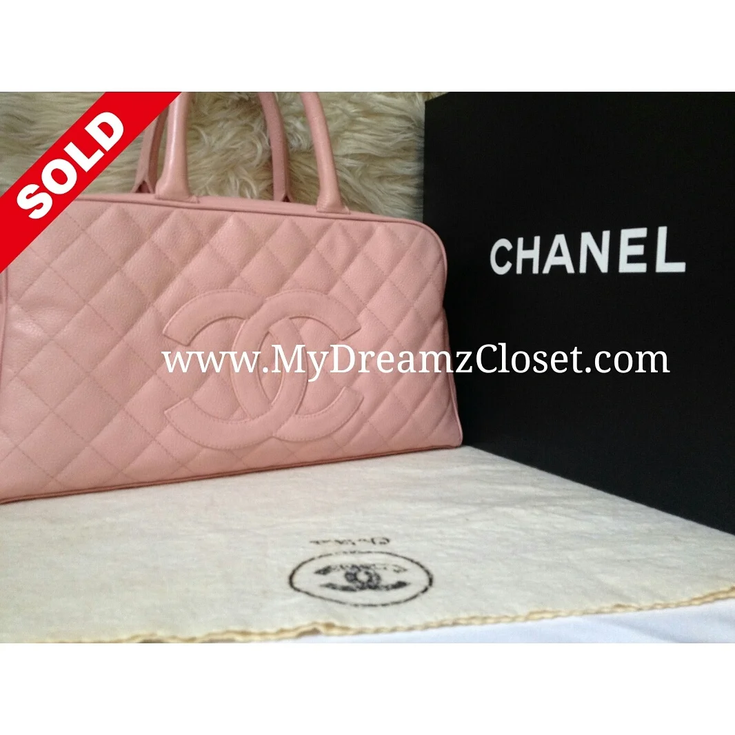 Chanel Pink Lambskin Tote