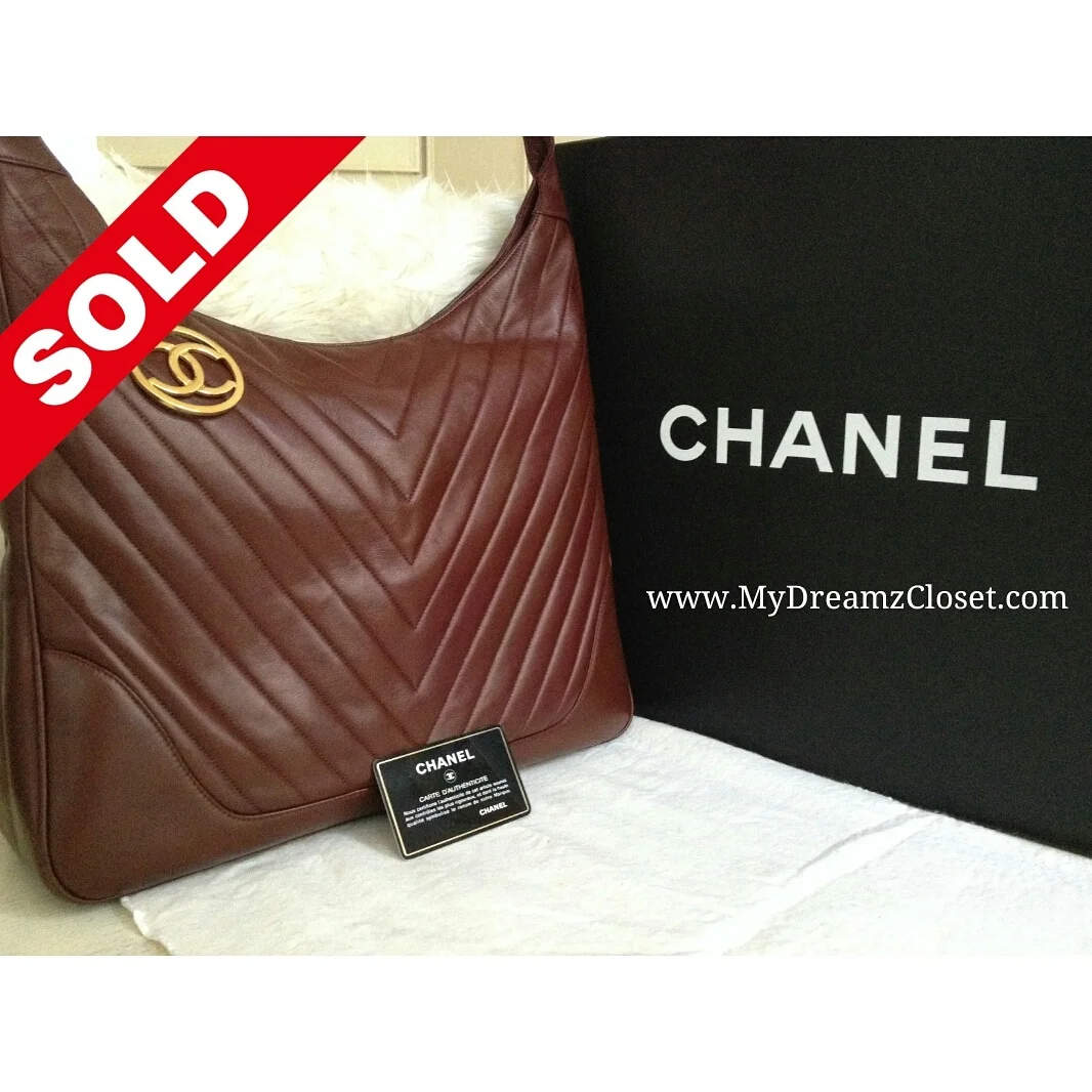 Chanel Brown Lambskin Tote