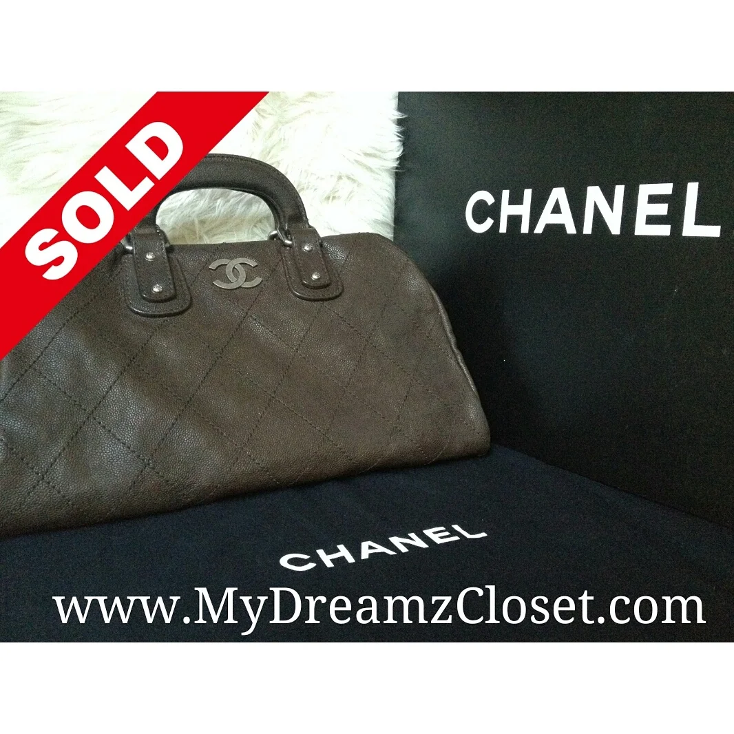 Chanel Brown Lambskin Tote