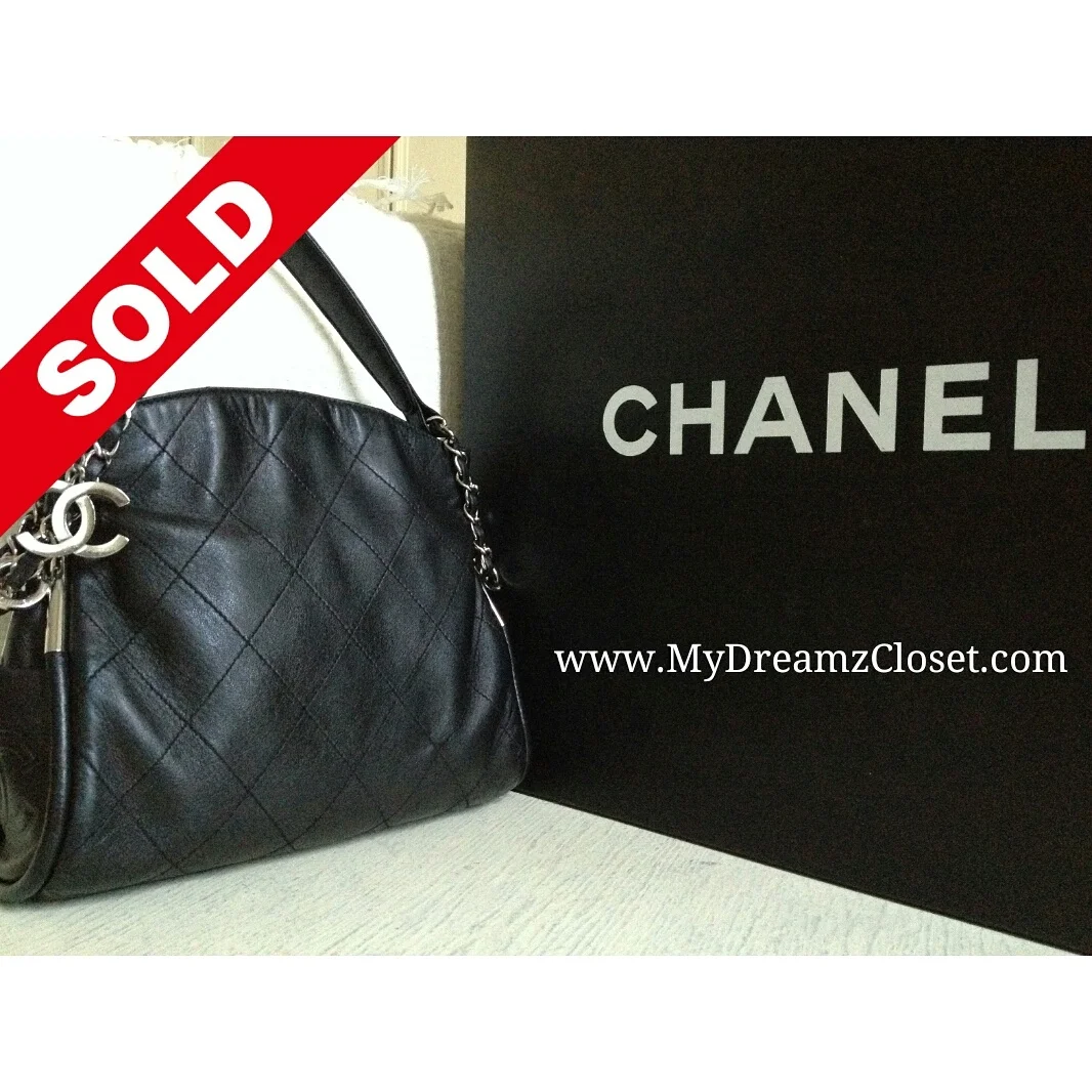 CHanel Black LAmbskin Tote