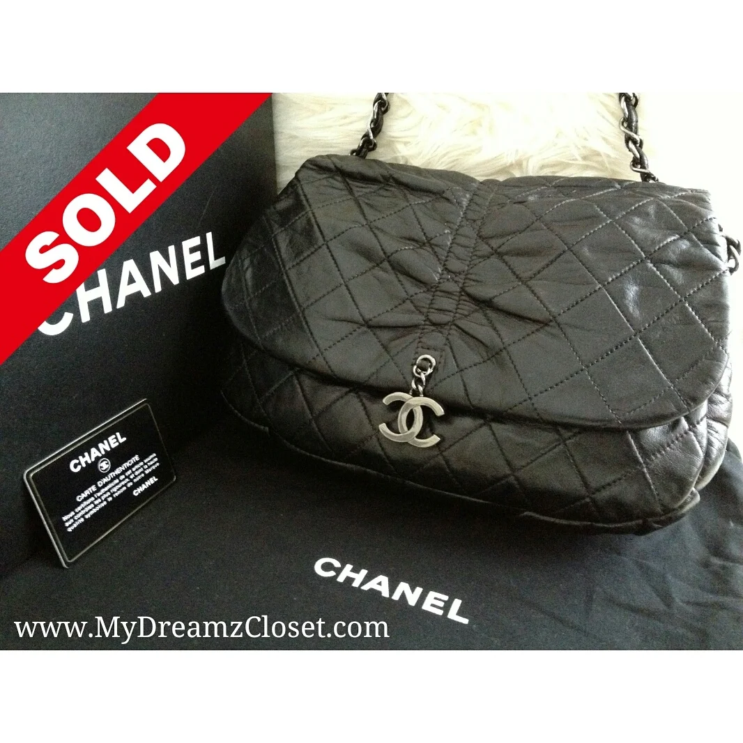 Chanel Black Lambskin Tote