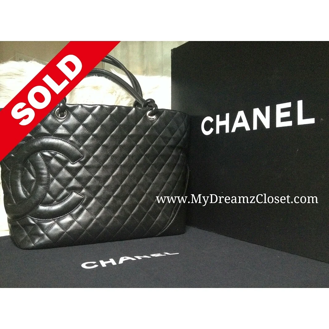 Chanel Black Lambskin Tote