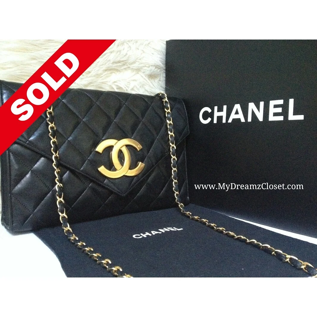 Chanel Black Lambskin Flap