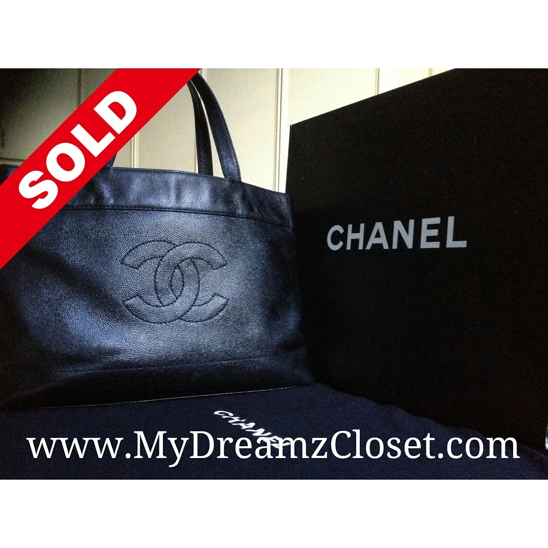 Chanel Black Caviar Tote