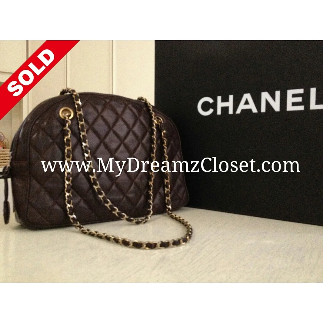 Chanel  Black Lambskin Tote