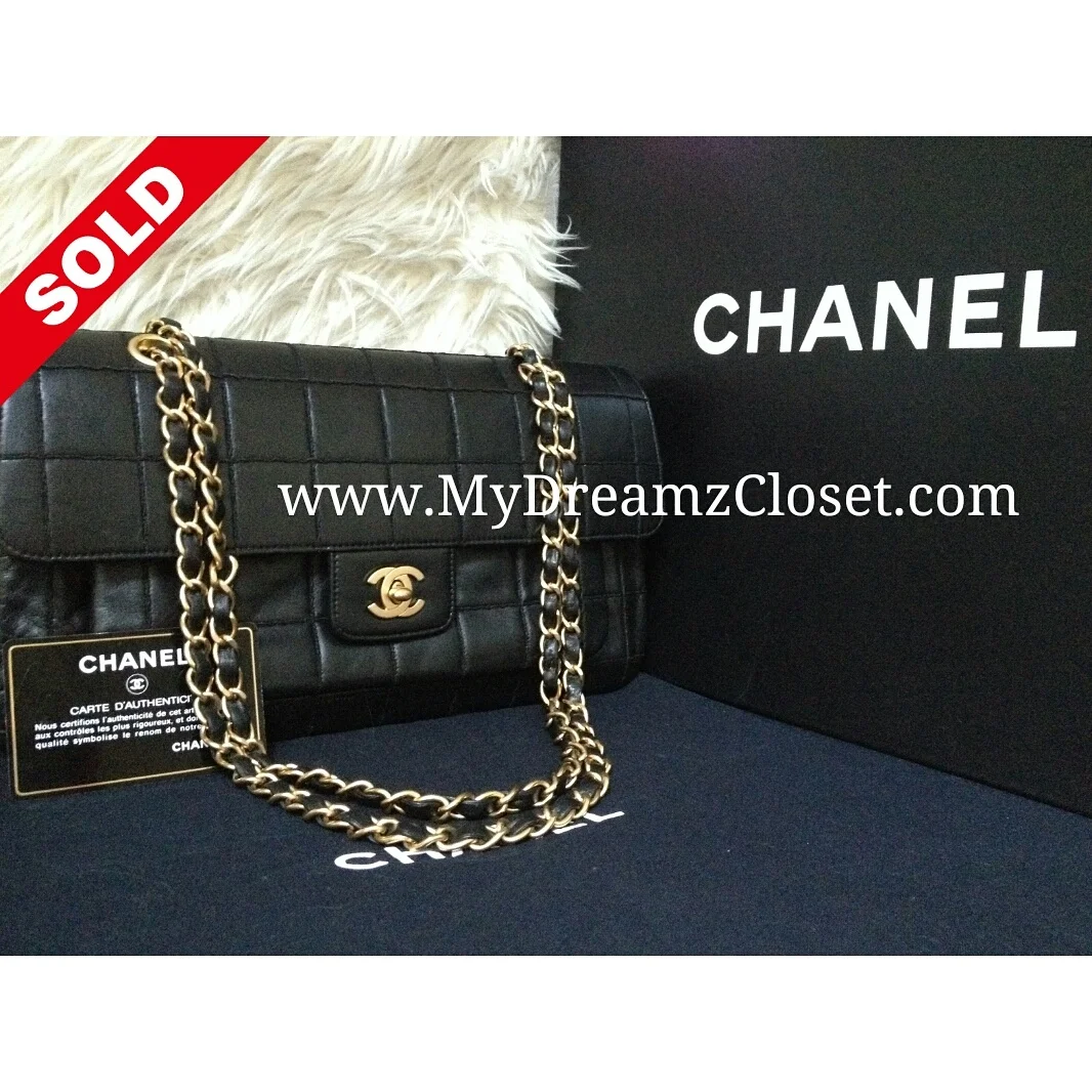 Chanel Black Lambskin Flap