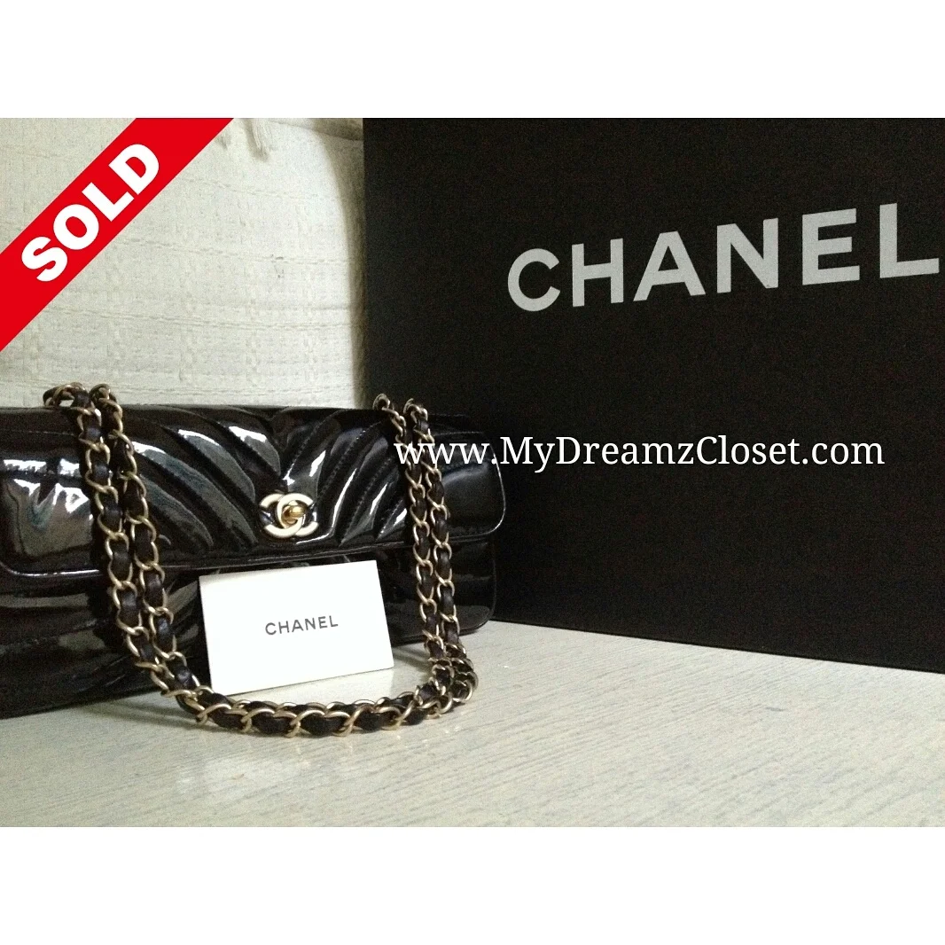 Chanel Black Patent Flap