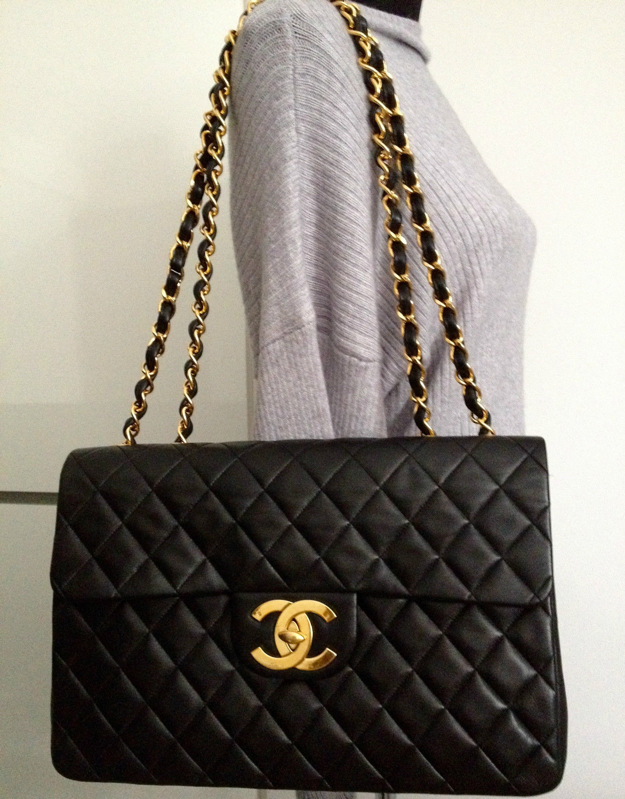 white chanel 2.55 double