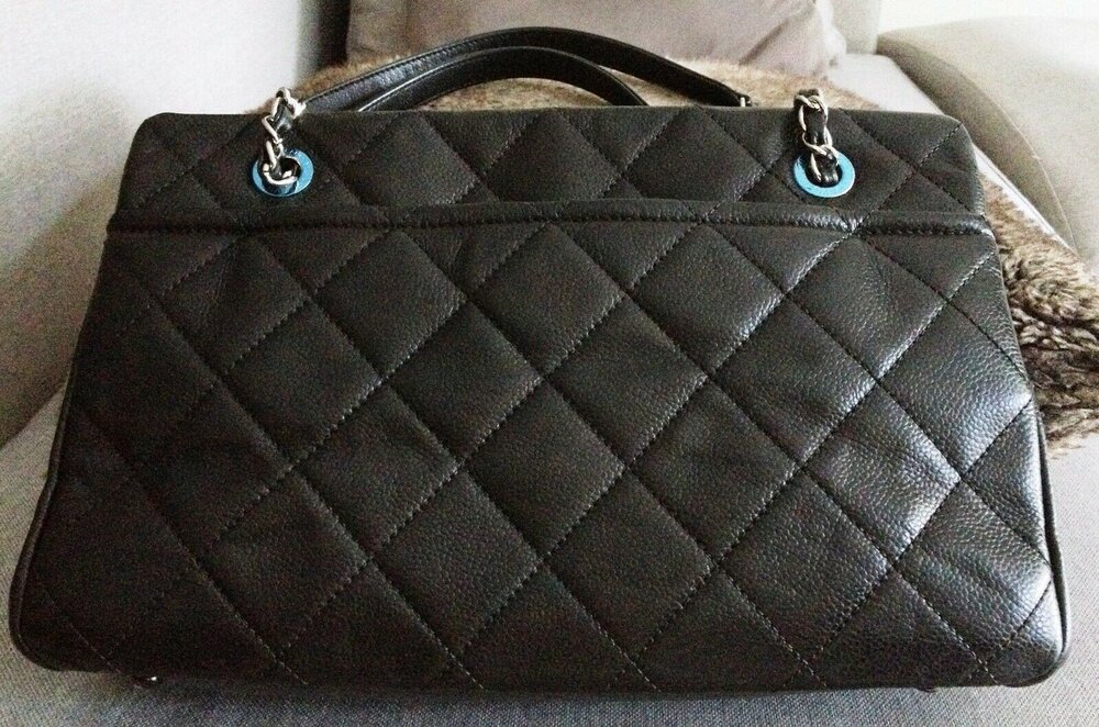 Chanel Black Quilted Caviar Leather Paris-Cuba Thread Around Flap Bag -  Yoogi's Closet