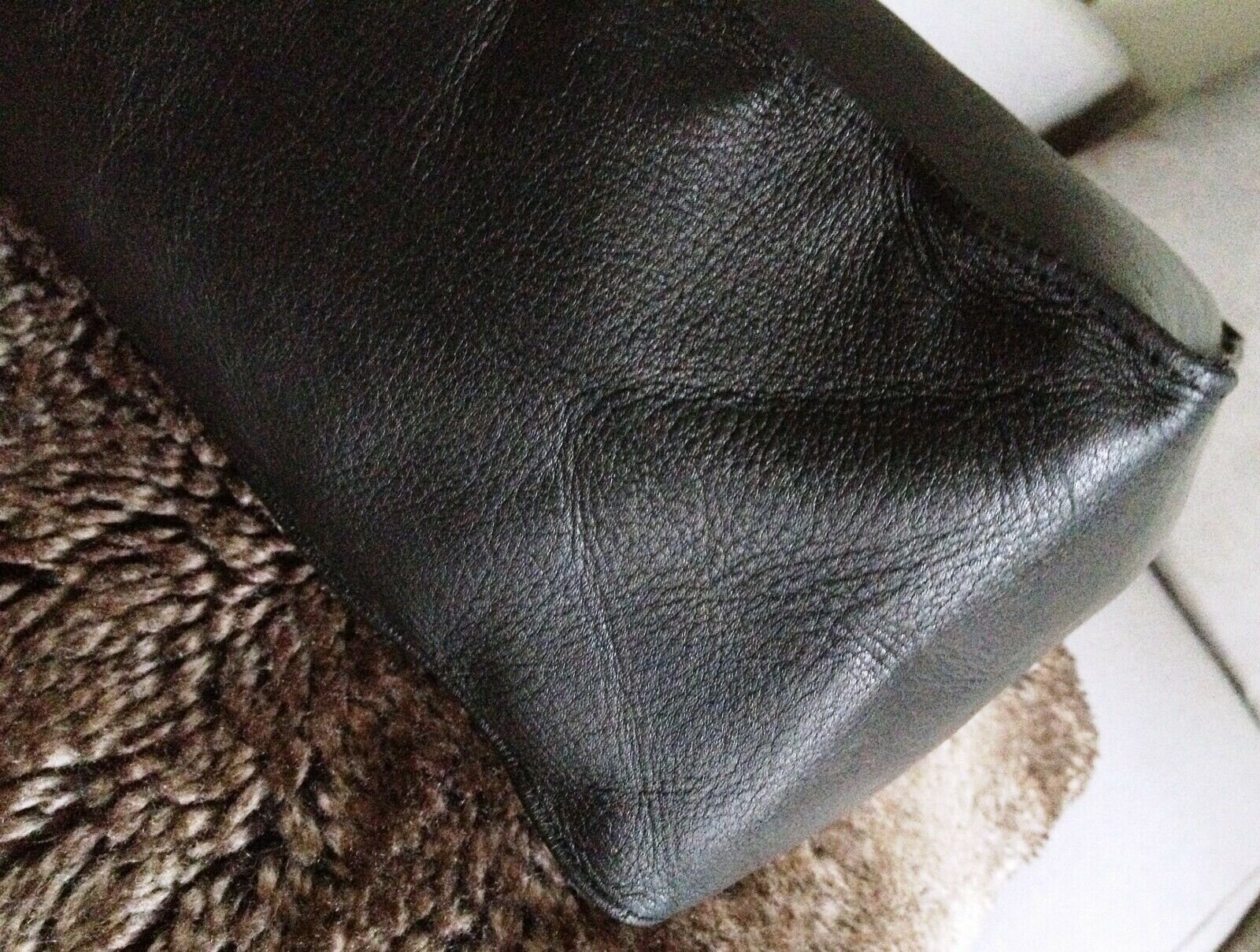 SOLD - FULL SET CHANEL Black Calfskin Leather CC 24K Gold Chain ...