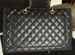 Chanel caviar shopper tote- $2599 Has authenticity receipt Card, and new  price tag retails $3500 #chanelbag #chanellover #chanelcaviarbag