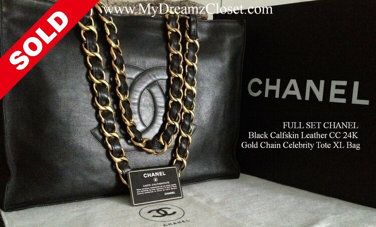 Chanel Black sandals with golden chains and CC logo Leather ref.963727 -  Joli Closet