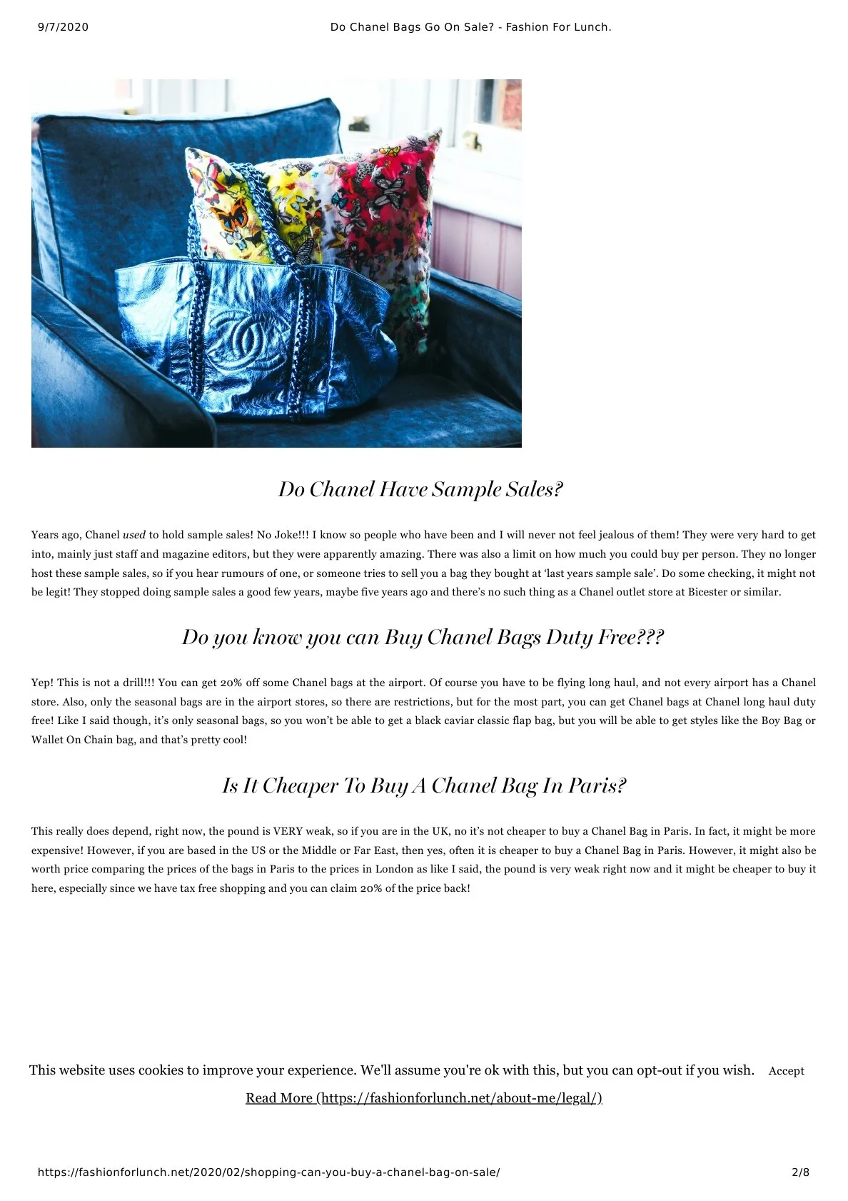 19. Do Chanel Bags Go On Sale? My Dreamz Closet