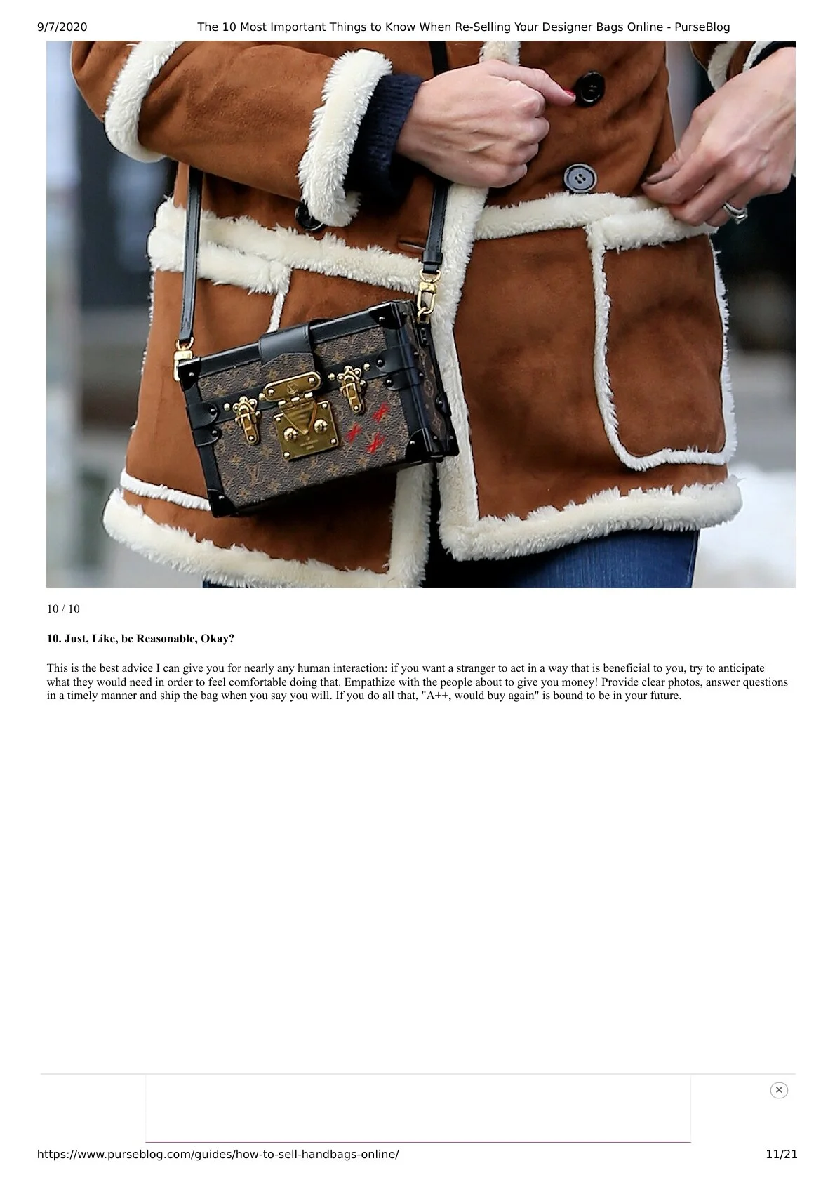 The 10 Most Important Things to Know When ReSelling Your Designer Bags