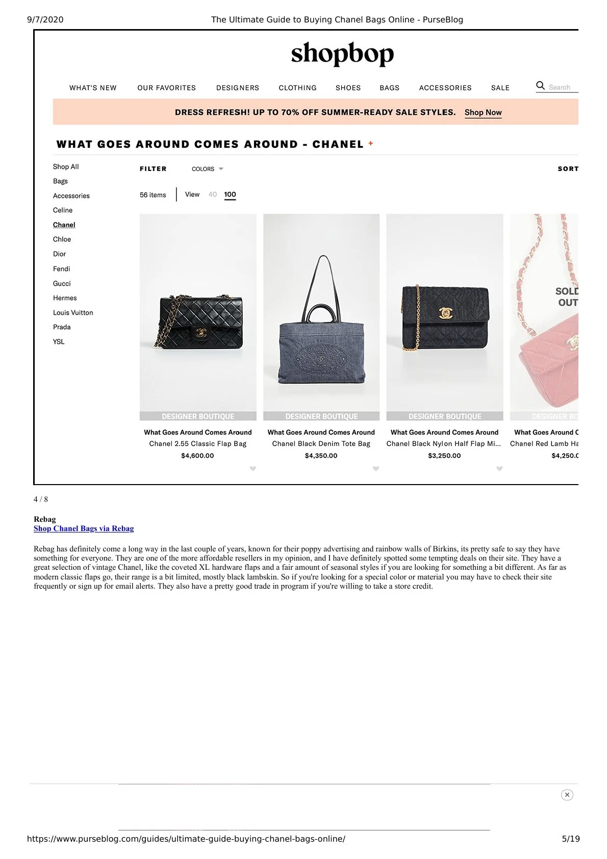 The Ultimate Guide to Buying Chanel Bags Online My Dreamz Closet