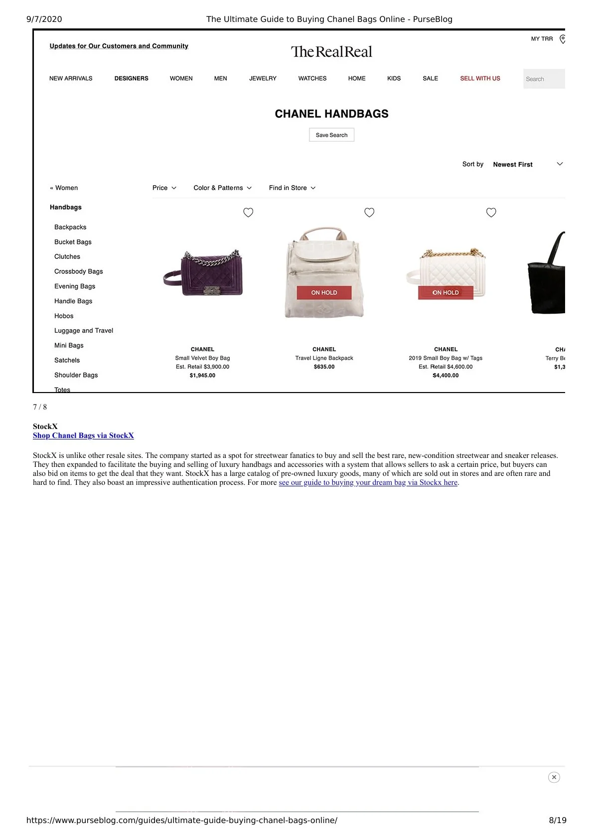 The Ultimate Guide to Buying Chanel Bags Online My Dreamz Closet