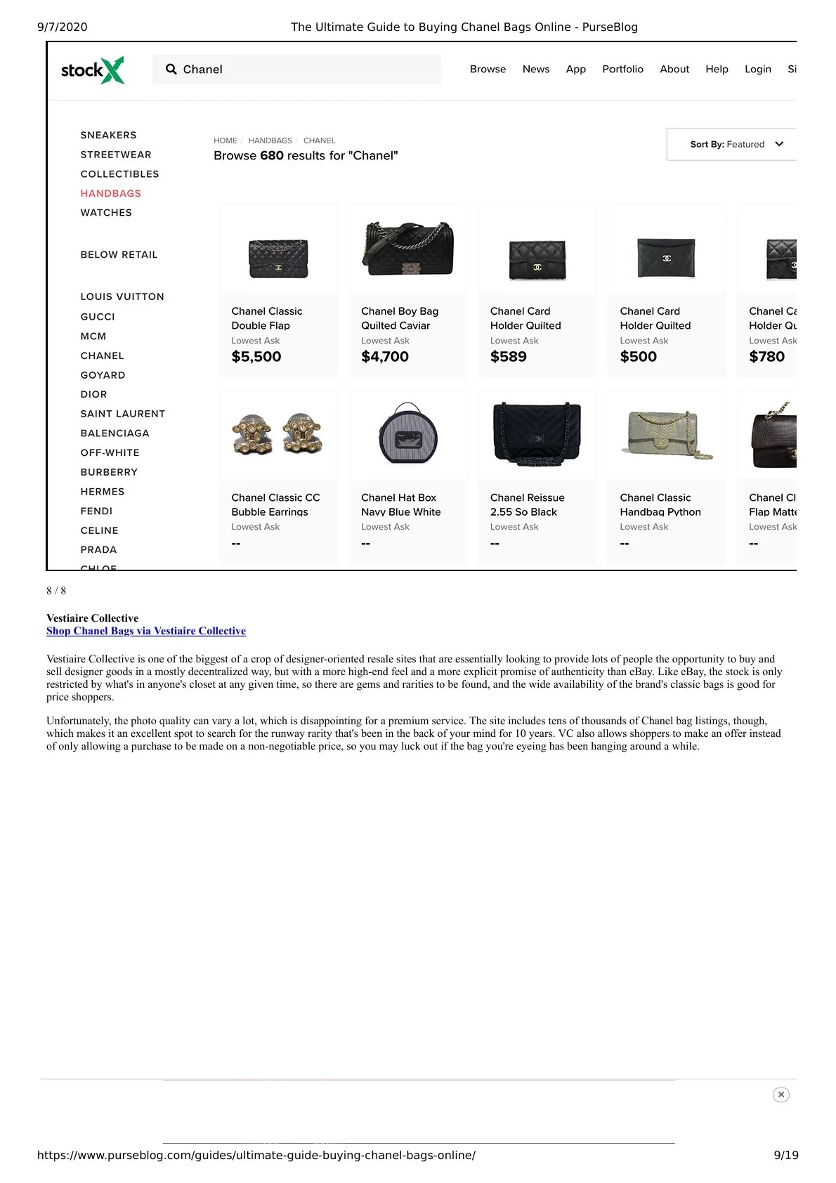 The Ultimate Guide to Buying Chanel Bags Online My Dreamz Closet