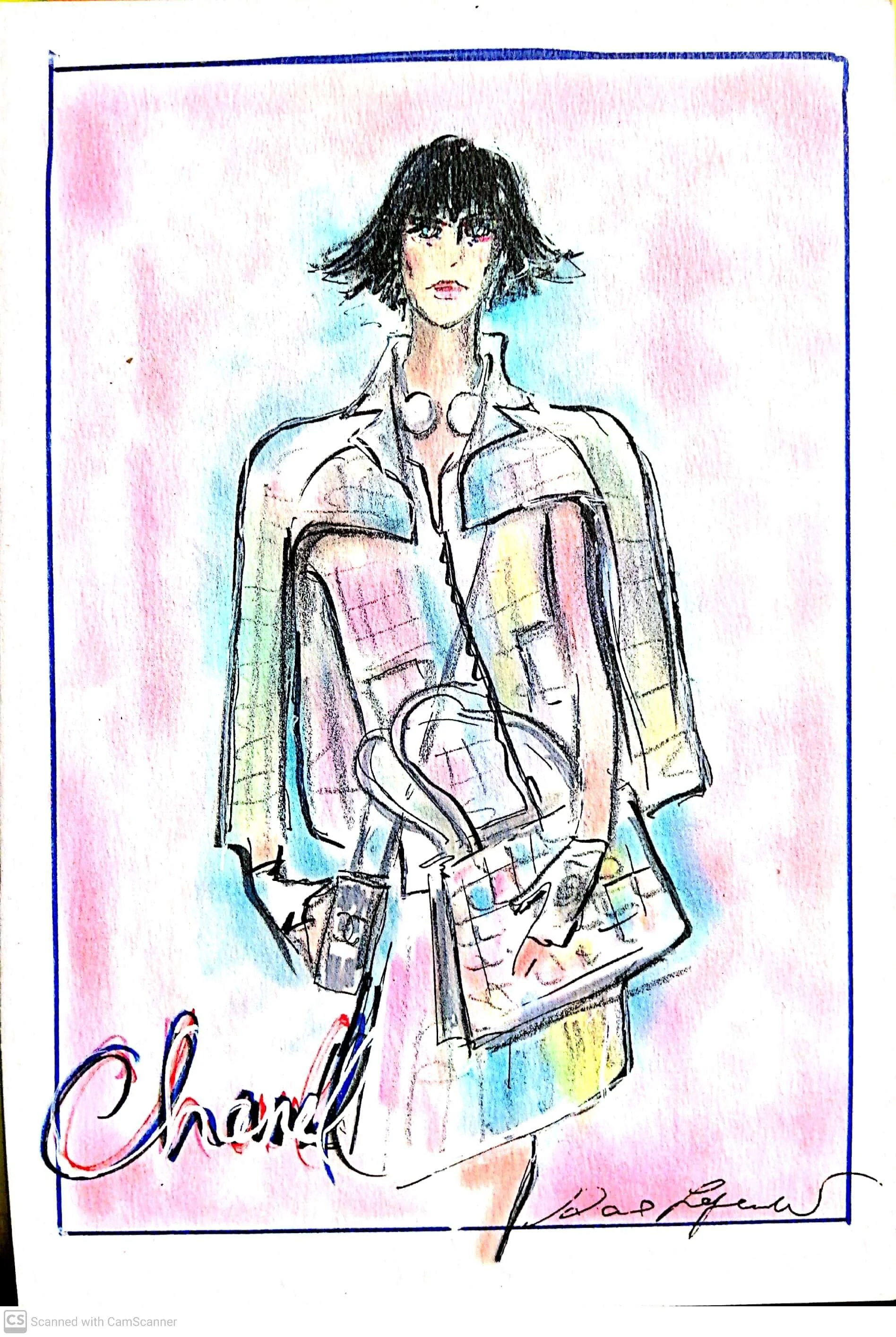 Coco Chanel Postcard