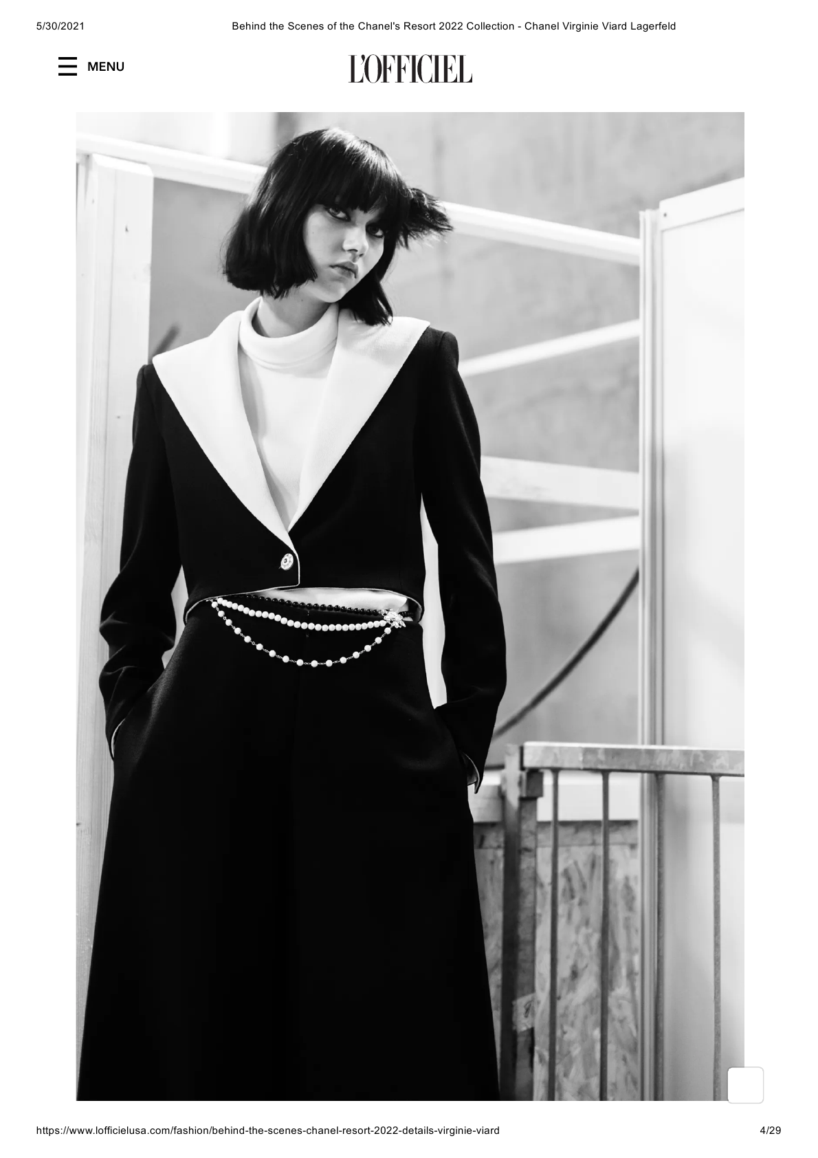 Behind the Scenes of the Chanel's Resort 2022 Collection - Chanel Virginie Viard Lagerfeld4.png