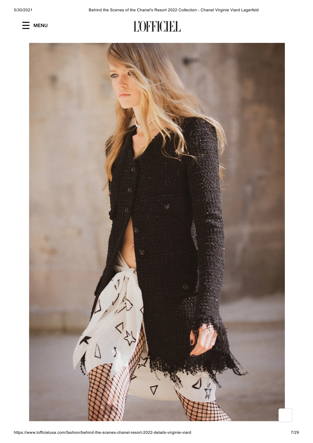 Behind the Scenes of the Chanel's Resort 2022 Collection - Chanel Virginie Viard Lagerfeld7.png