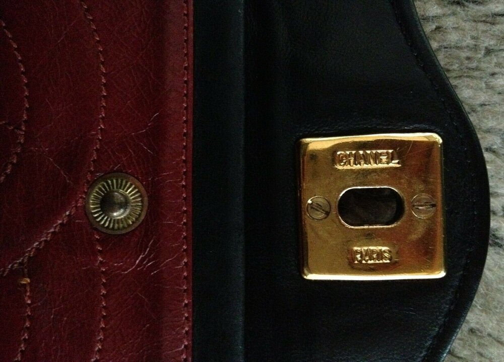 Chanel Classic Flap Medium Lambskin Leather Tan Bag Dust Bag Authenticity  Card