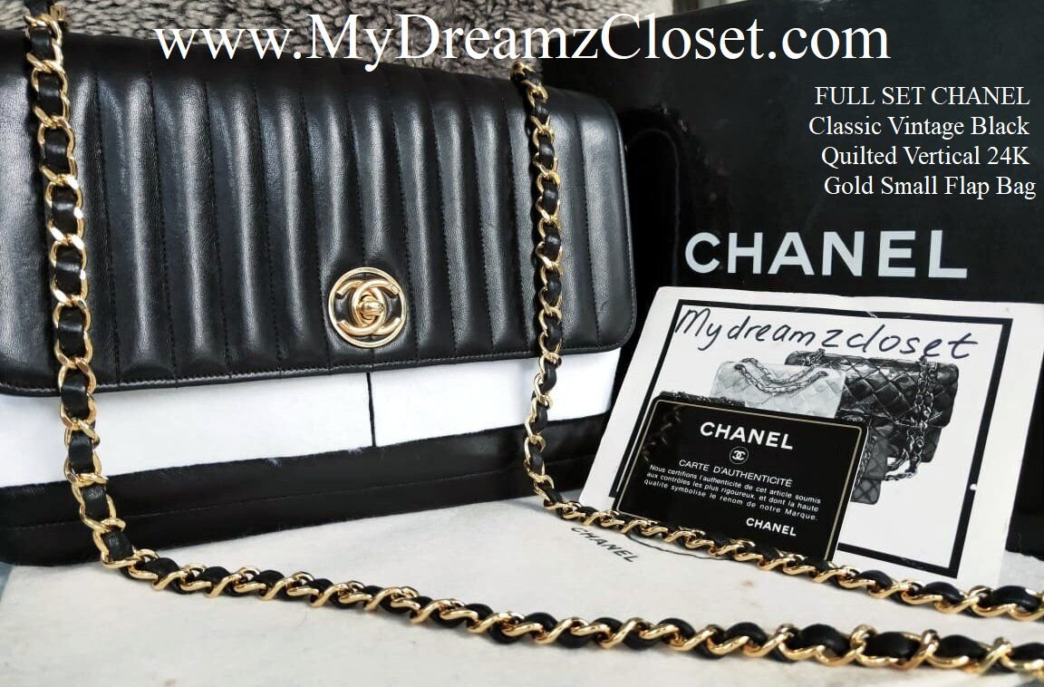 chanel chain quilted bag leather
