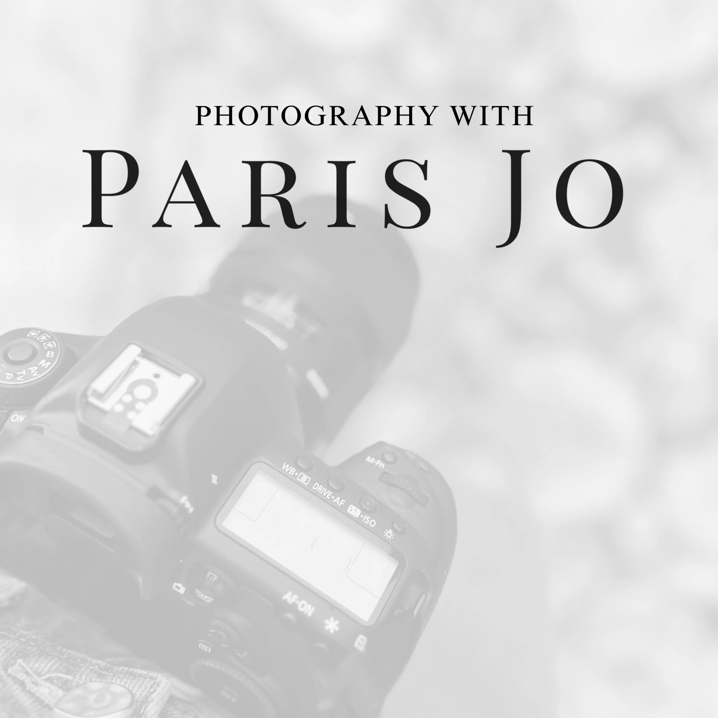 Resha Johnson: Photography Retainer