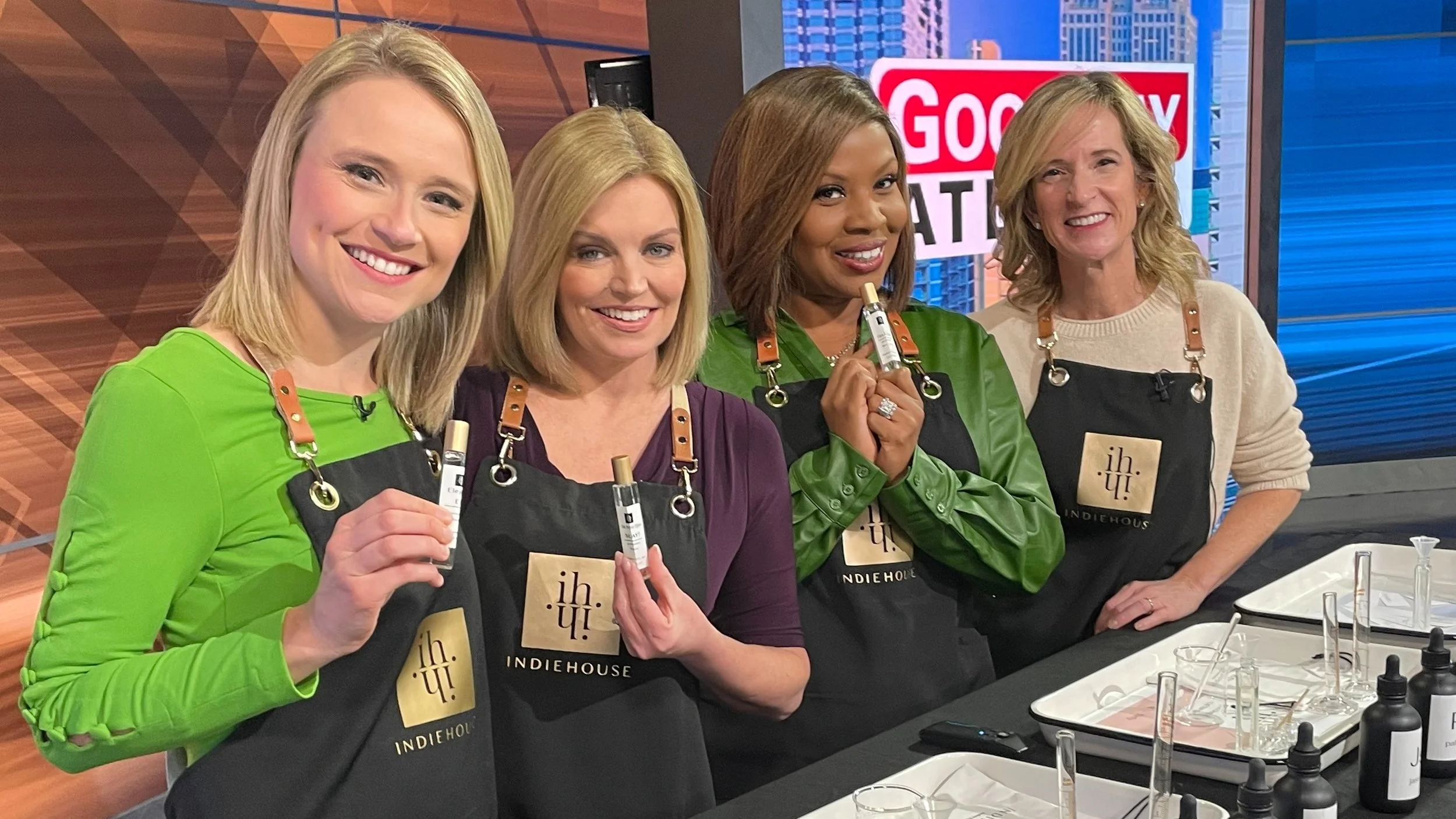 Carrie Hadley Gives Lessons on Fragrance Making on Fox5 Atlanta