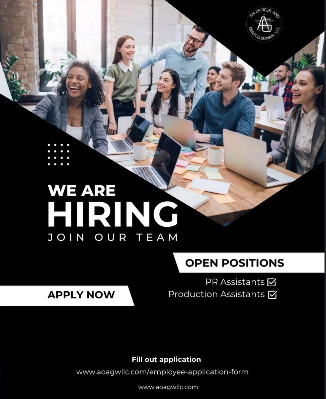 Now Hiring | AOAGWLLC |