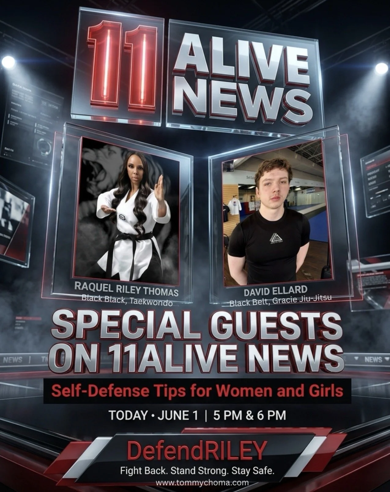 TV Interview | 11 Alive | Raquel Riley Thomas with DefendRILEY