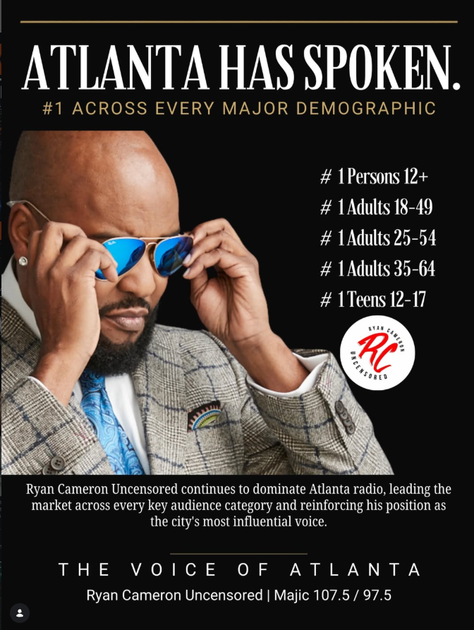 PR | “Atlanta Has Spoken” | Ryan Cameron