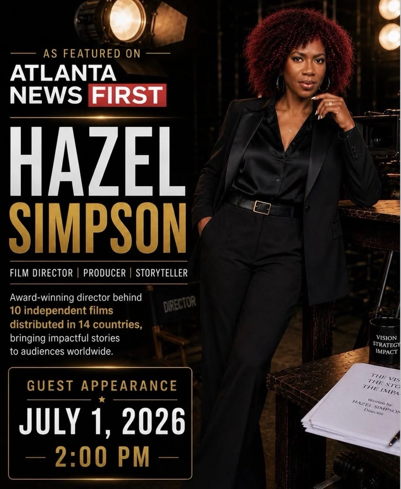 TV Interview | Atlanta News First | Hazel Simpson