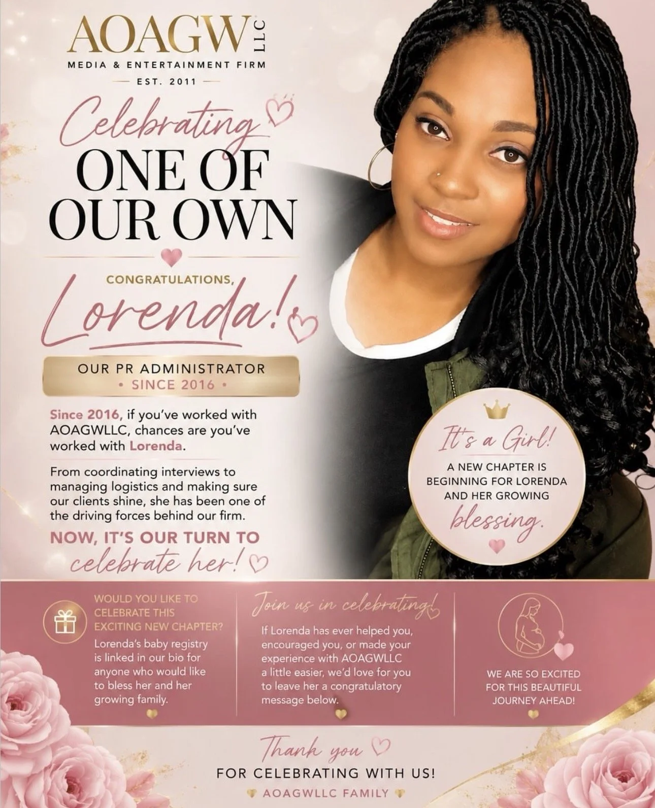 Company News | Celebrating Our Team | Lorenda Welcomes a Little One 