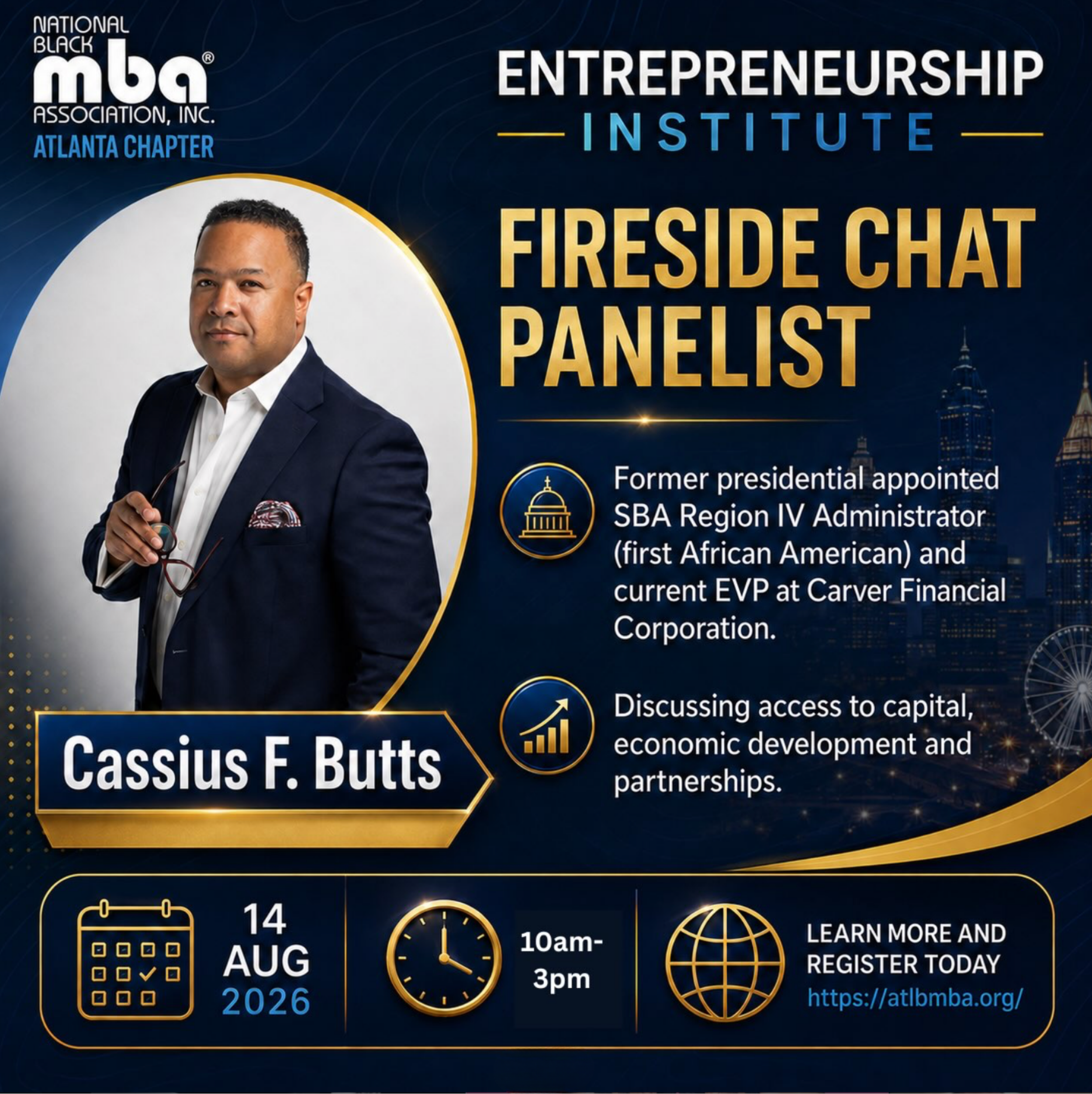 PR | Cassius F. Butts | Featured as Panelist for NBMBAA