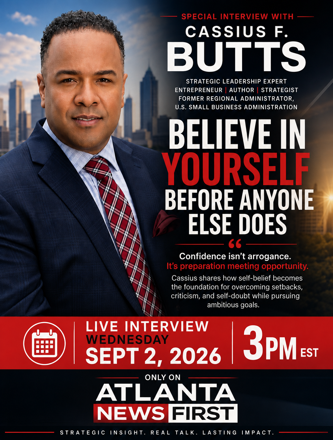 TV Interview | Atlanta News First | Cassius F. Butts 