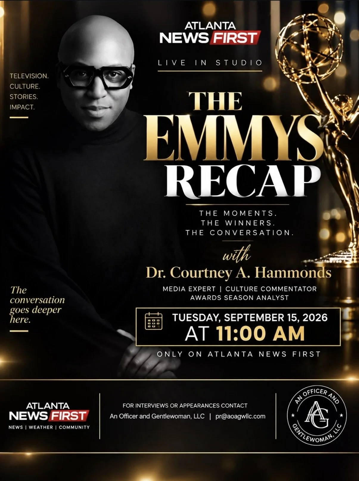 TV Interview | Atlanta News First | Dr. Courtney A. Hammonds