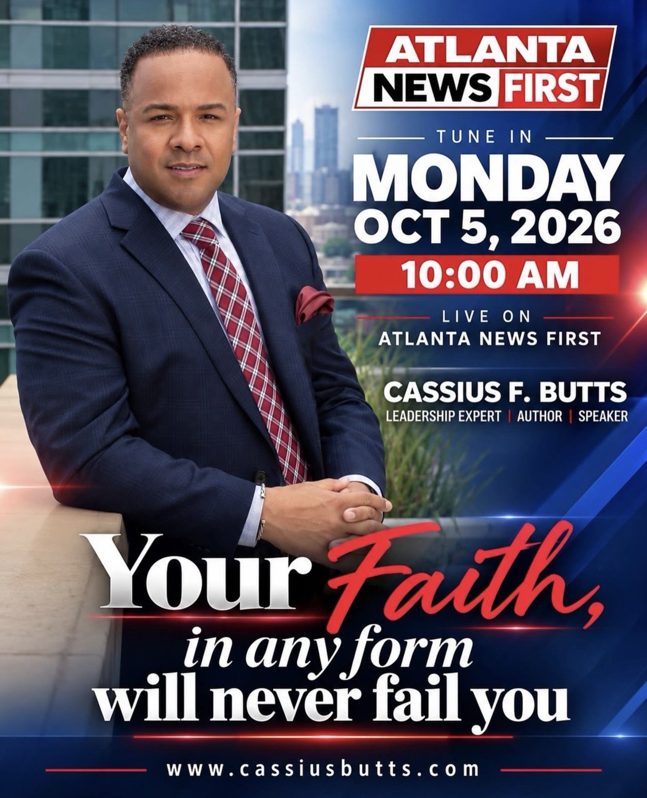 TV Interview | Atlanta News First | Cassius F. Butts