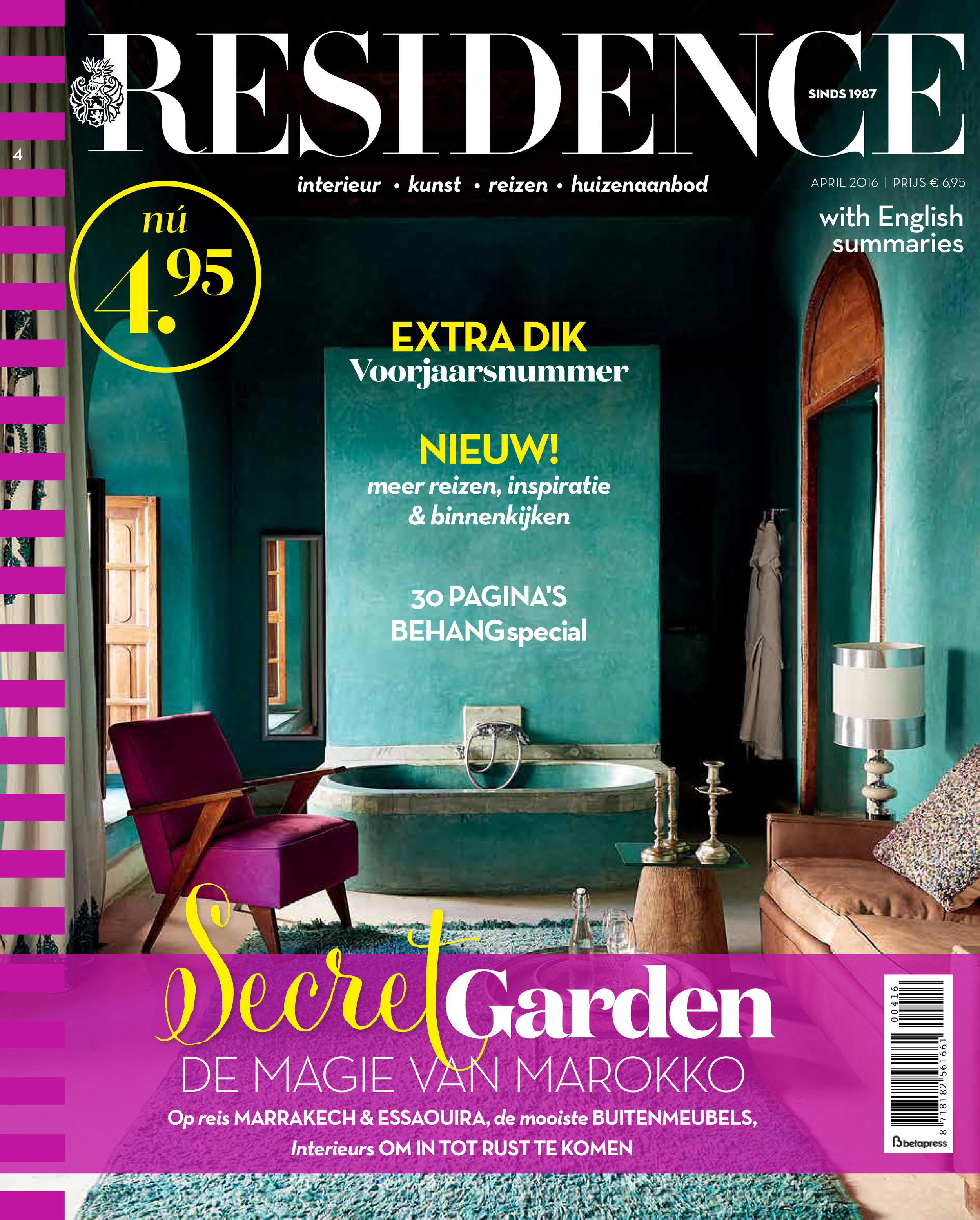 Residence Magazine Cover Page