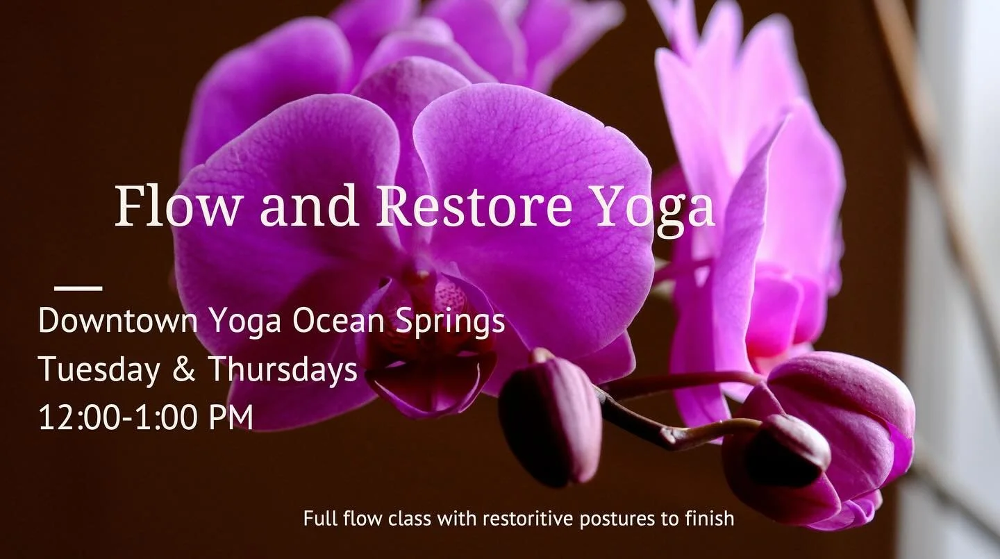 Flow and restore Thursday!!! Book your spot!