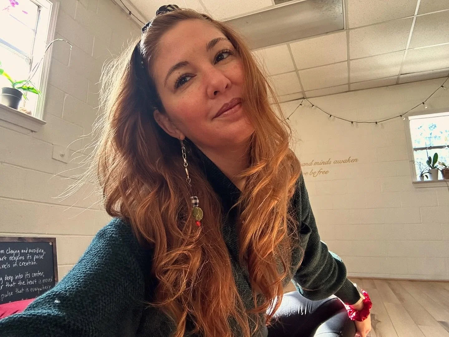 Festive red and green up in here! Take an hour out of your day to expand your prana energy!