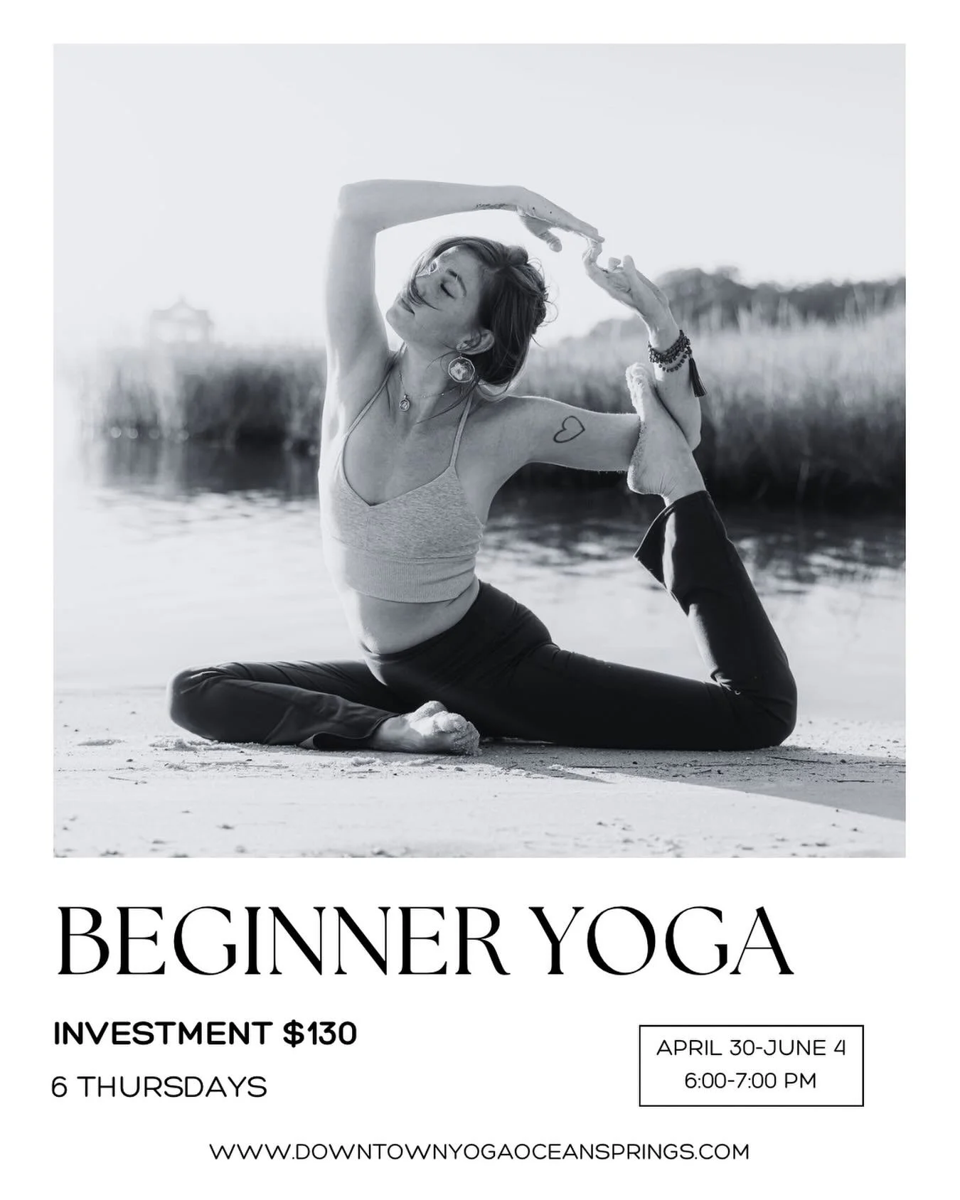 Call or text 228-327-4433 to book or schedule with us online under workshops! Link to page in bio! 

#oceanspringsyoga #downtownyogaoceansprings
