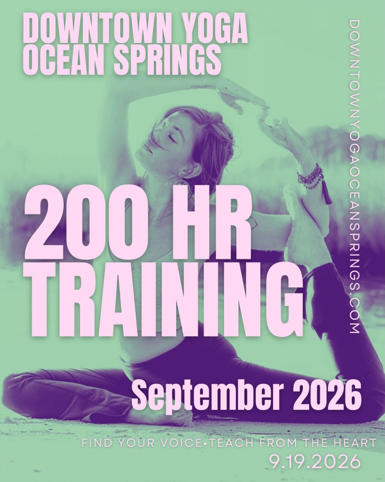 Deepen your practice, find your voice, and learn to teach from lived experience with a grounded, heart-centered approach to yoga. Call or text Ellen @ 228-327-4433 for direct messages or check out our training page on our website. Looking forward to 