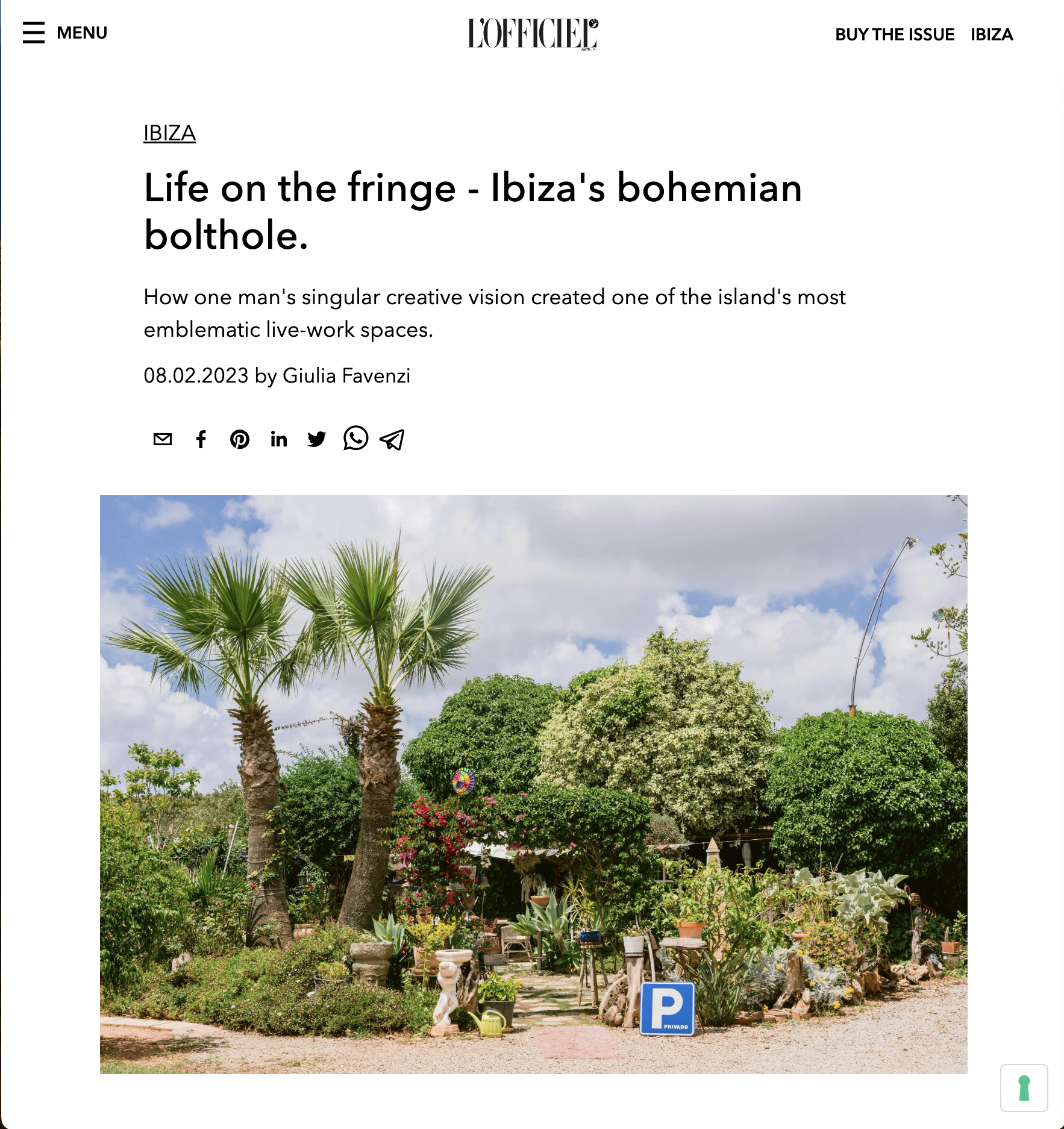 LOFFICIEL Ibiza shot by Sayana Cairo