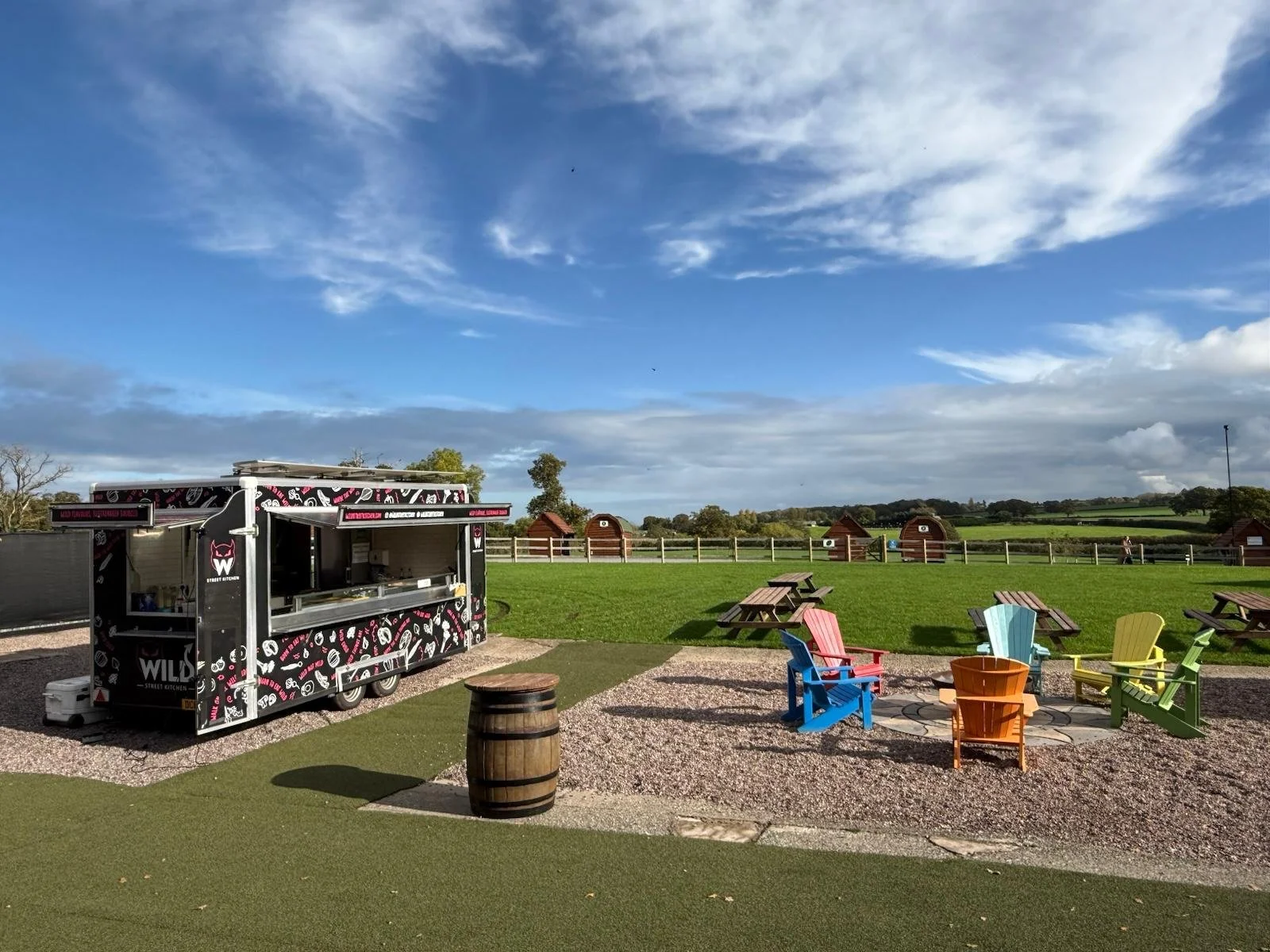A beautiful October day for Hannah and Nathan's wedding at Stanford Farm
