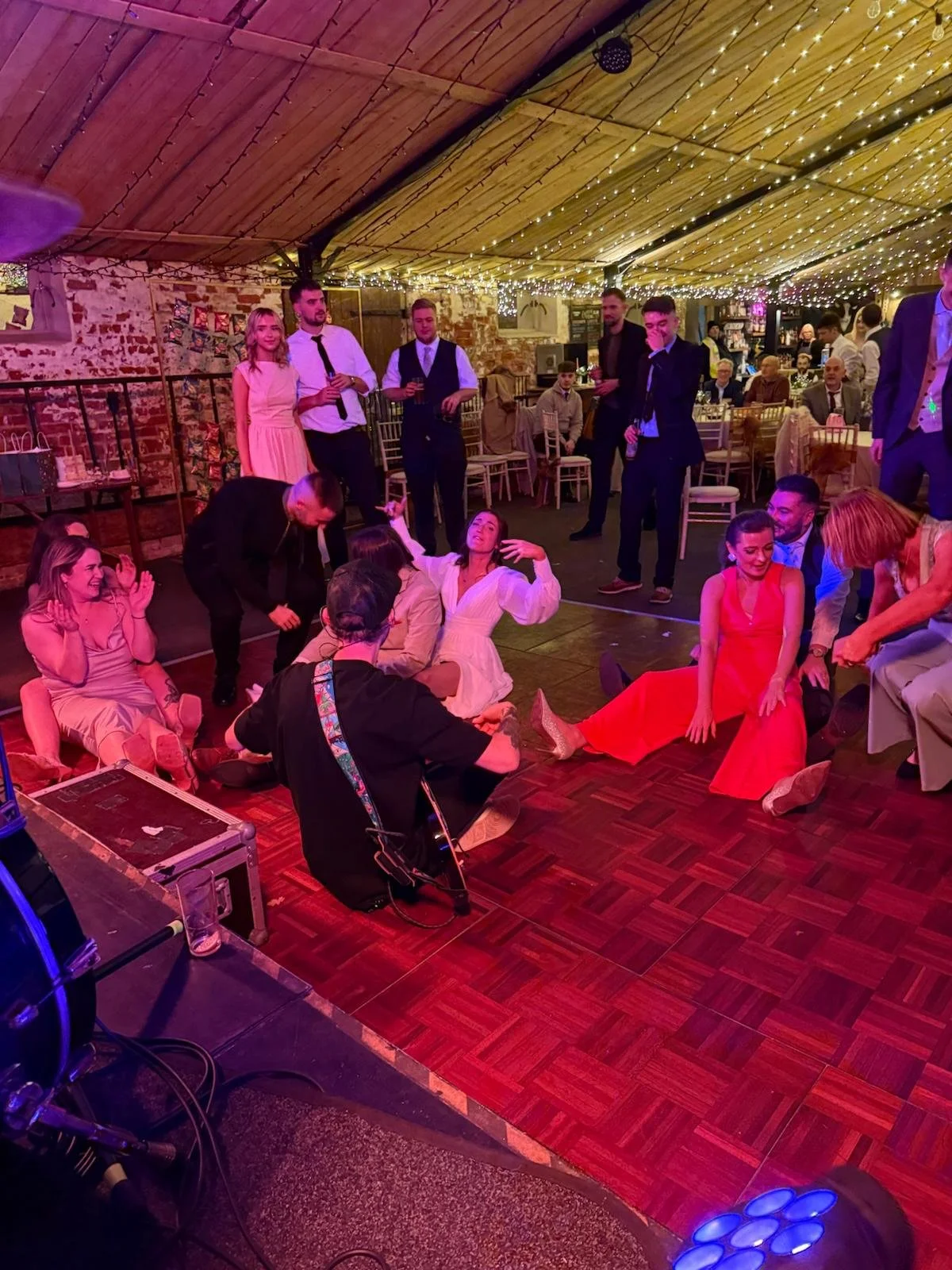 The band get involved at Holly &amp; Lydia's wedding at Stanford Farm