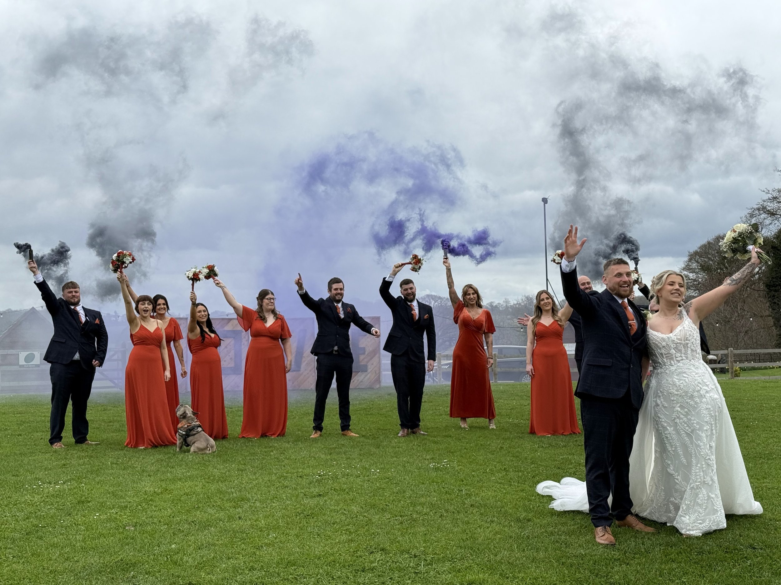 Katie and James's Spring Wedding at Stanford Farm, Shropshire